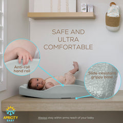Apricity Baby Diaper Changing Pad extra-large 80x50 cm for growing babies fits most dressers.