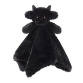 Apricot Lamb Black Dragon Lovey 13.8-inch security blanket for baby comfort and tactile grip