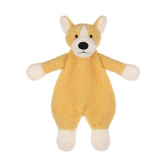 Apricot Lamb Corgi Soft Lovey Blanket 10in provides cozy bedtime cuddles for infants.