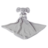 Apricot Lamb gray elephant security blanket plush comfort for babies.