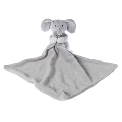 Apricot Lamb gray elephant security blanket plush comfort for babies.