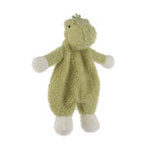 Apricot Lamb hug-dinosaur-lovey 10in comforts babies with plush security cuddle.