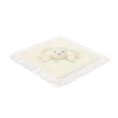 Apricot Lamb infant nursery scene emphasizes travel-friendly companion for on-the-go soothing.