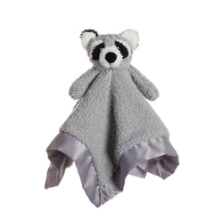 Apricot Lamb raccoon lovey 14-inch security blanket eases infant bedtime.