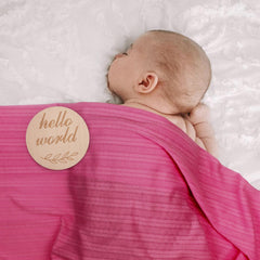 AQOKKA soft fabric closeup reveals gentle stretch for easy, snug wrapping without fuss.