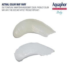 Aquaphor diaper rash prevention applied around diaper area.