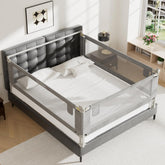 AquaVogue 3-Pack Bed Rails with headboard rod secure toddlers for safe transitions.