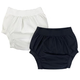 AQX adult plastic pants high waist white-black pack offers discreet daily protection