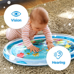 Arakhan Tummy Time Mat baby at play showcases engaging water activity for toddlers.