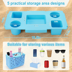 Arbergarden topper tray snack organizer keeps snacks within reach during travel.