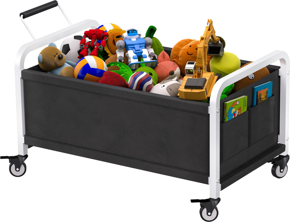 Ardier 80L toy box with wheels, easy to move for flexible room setup.