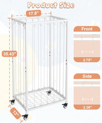 Ardier stuffed animal storage cart front view showing accessible toy selection