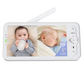 ARENTI 2025 upgraded 5-inch display front view for clear baby monitoring from any room