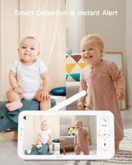 ARENTI baby monitor 2K-3MP footage view demonstrates clear daytime monitoring on app.