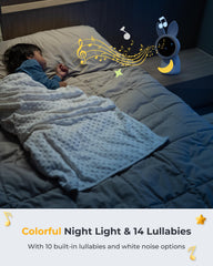 ARENTI upgraded baby monitor two-way audio enables quick parent-child communication.
