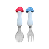 ARI MES toddler car-utensils spoon: ergonomic grip for easy self-feeding during meals.