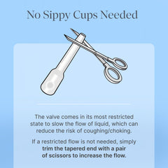 ARK Therapeutic Bear Bottle Kit long-straws captured for comfortable sip and learning.