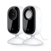 Arlo Essential indoor camera setup guide shows quick Wi-Fi setup for instant home monitoring.