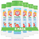 Arm & Hammer 6 Pack Essentials Kids Body Wash bottle on shelf for safe daily cleanse.