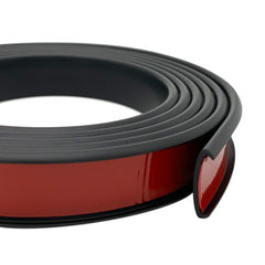 Aroilder U-Shape edge banding in black closeup showing durable edge protection