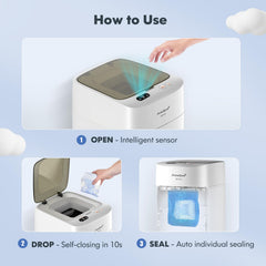 Aroma Room smart lid sensor enables hands-free operation