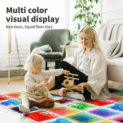 Art3d Liquid Fusion Play Mat color changing tiles inspire dynamic movement.