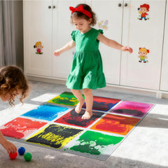 Art3d Liquid Fusion tile motion creates dynamic floor play experiences.