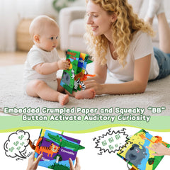 ArtCredit high-contrast illustrations support early focus and visual development.