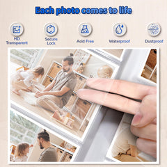Artfeel acid-free PVC-free pages protect memories from dust and moisture.