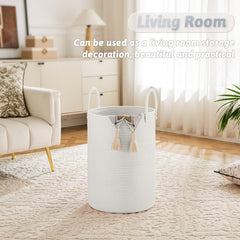 Artfeel laundry basket decorative storage emphasizes versatile room organization and clutter reduction.