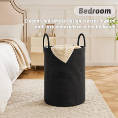 Artfeel laundry basket in bathroom decor blends natural style with practical organization.