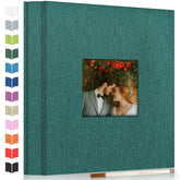 Artfeel photo album cover window showcases a baby milestone theme.