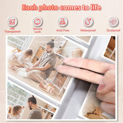 Artfeel photo album white page vertical layout suits portrait orientation and clean display