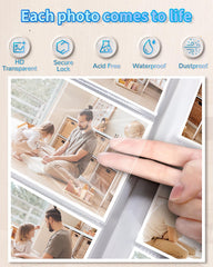 Artfeel white acid-free pages protect photos and preserve memories
