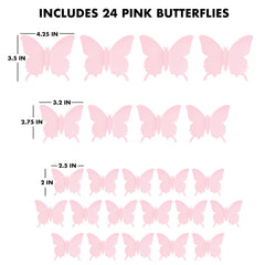 Artivo pastel aesthetic butterflies, Danish style, waterproof and easy to apply.