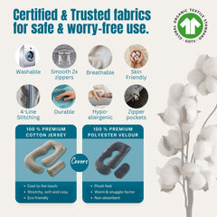 ASC Amour G two covers shown for year-round comfort and easy care.