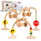 Ascnduup baby suction toy on highchair clip supports mess-free dining and play.