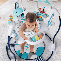 AskCat baby activity center 360-degree rotating seat enables curious exploration
