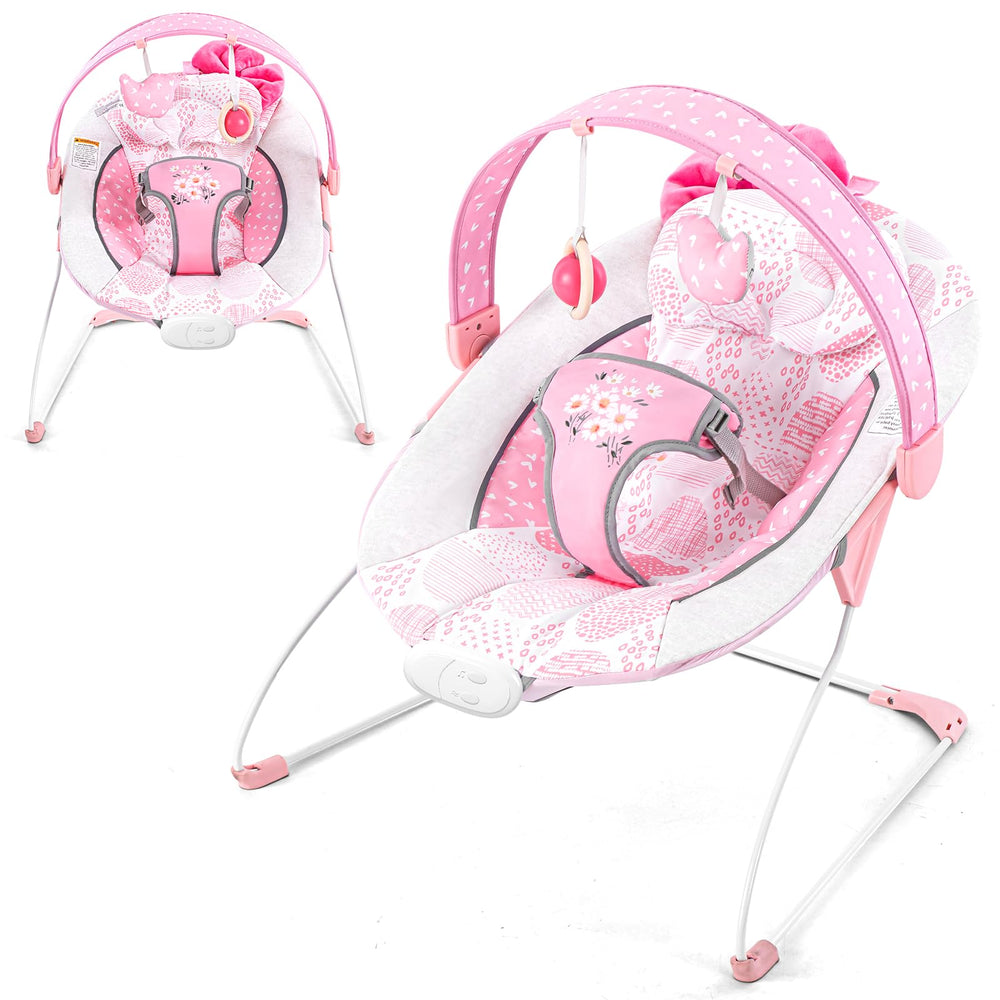AskCat Baby Bouncer folded for easy storage and travel convenience.