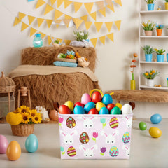 ASKETAM Easter basket with personalized bunny accent ideal for gifting and keepsakes
