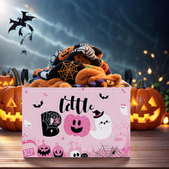 ASKETAM Halloween basket canvas close-up highlights durable fabric and build