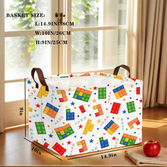 ASKETAM large-capacity nursery basket ready to hold clothes and toys.