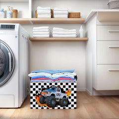 ASKETAM Toy and magazine storage basket keeps crafts and books organized