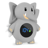 ASRIO baby bath thermometer elephant display shows safe bath temperature clearly