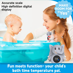 ASRIO bath time fun toy doubles as thermometer for engaging baby bath play