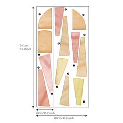 astrkiz fabric wall sticker closeup shows tear-free removal and cleaning
