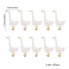 Astrkiz-goose-nursery-wall-decal-7-48x11-81cm provides soft neutral art for nurseries.