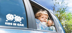 Astute Grace baby on board sticker car white 608 exterior mount on car window for outdoor use