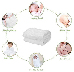 Asung 40x40-inch towel wrap provides broad coverage for newborns and toddlers