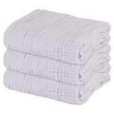 Asung muslin baby towel with 6-layer honeycomb for gentle drying after bath